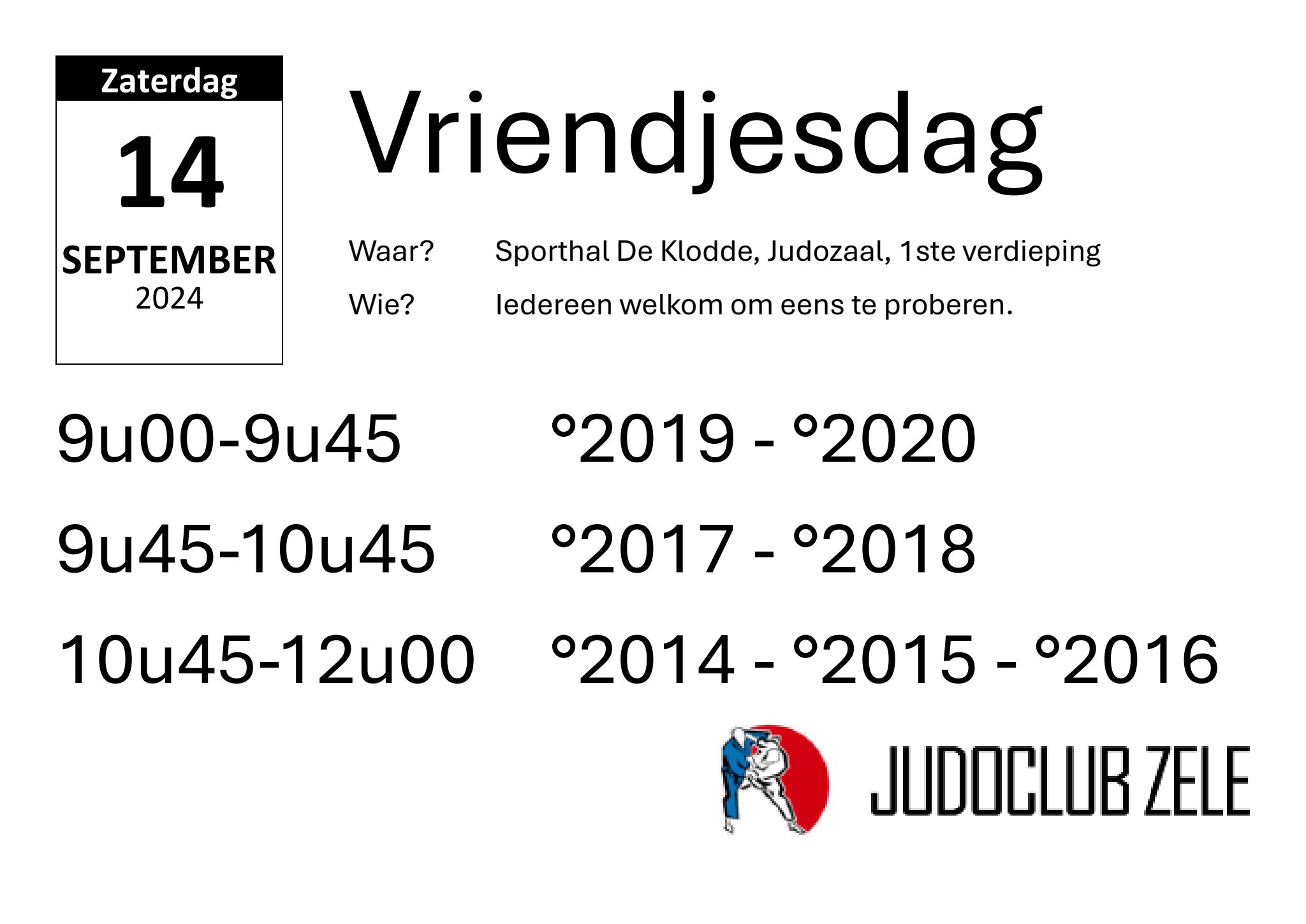 Vriendjesdag 2024